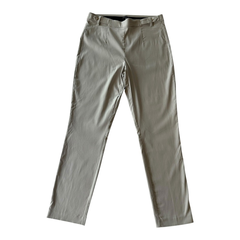 Violets & Roses Gray Dress Pants Quiet Luxury Minimalist Tailored